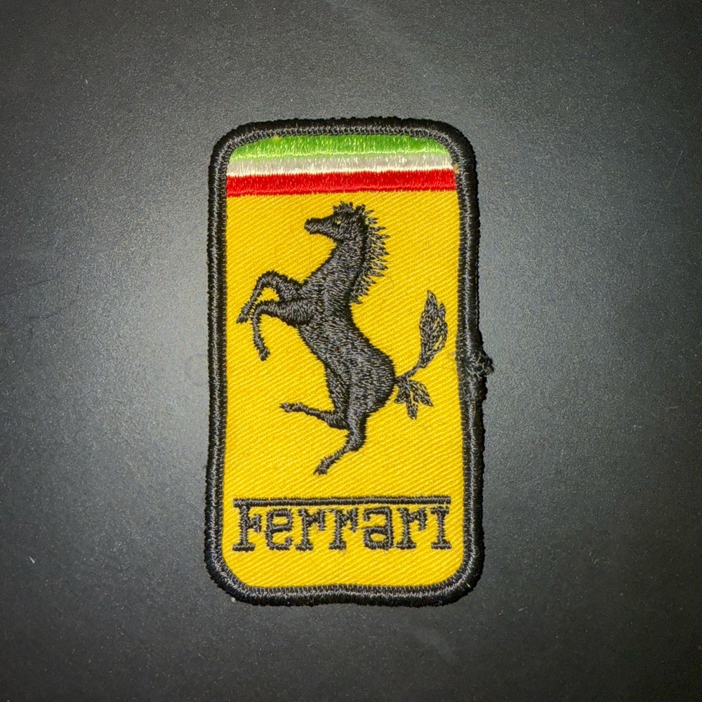 Ferrari Yellow Embroidered Patch - Picture 2 of 3